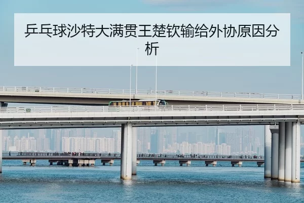 乒乓球沙特大满贯王楚钦输给外协原因分析